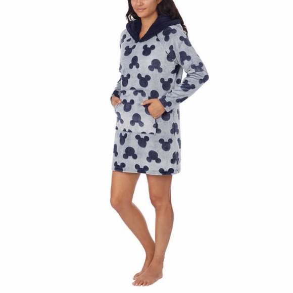 Nwt Disney Mickey Mouse Fleece Lounge Hoodie - Picture 6 of 14